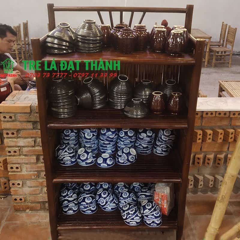 Kệ Tre Đựng Chén - KTDC005